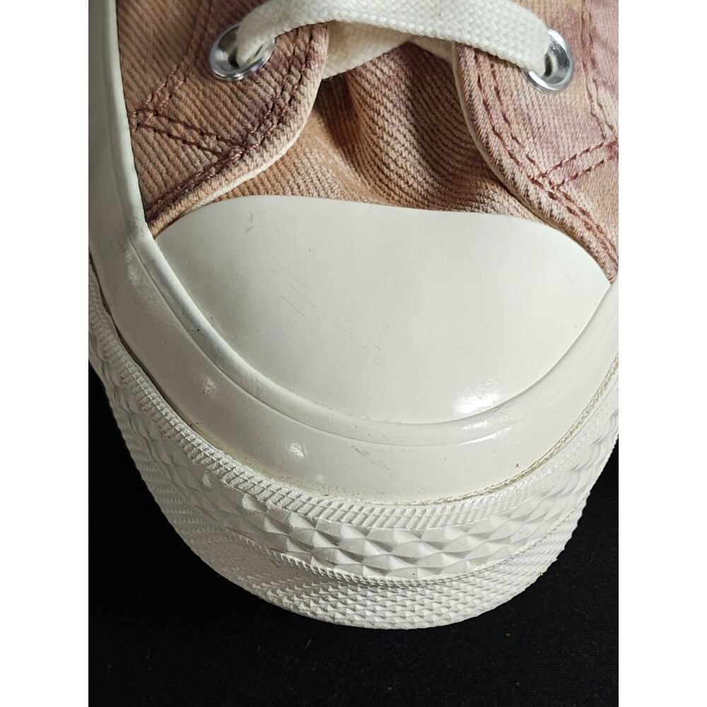 CONVERSE Men's 8 Women's 10 Chuck 70 High Top Washed Denim Tie Dye Sneakers New - Picture 3 of 16